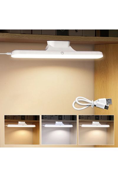 Choice White LED Fill Light Magnetic Desk Lamp Chargeable Stepless Dimming Cabinet Night Light Closet Wardr