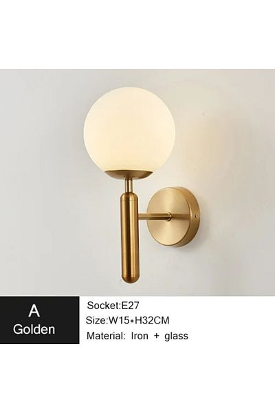 Choice Gold Tri Color Modern Indoor Wall Light Lamp Suitable For Bedroom Bedside Living Room Home Decor Lig