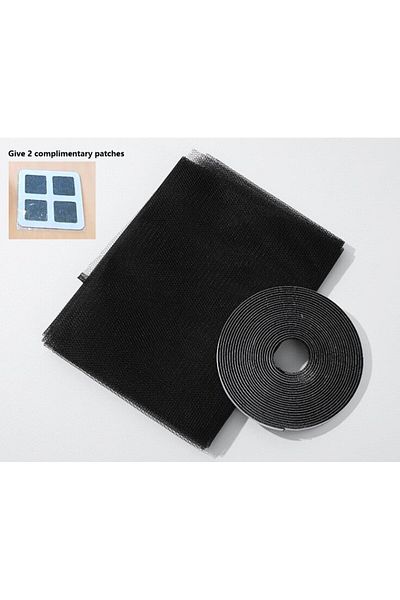 Choice BLACK 1.3MX1.5M Insect Net Anti Mosquito Window Protector Tulle Curtain Door Curtains Nets Home Text