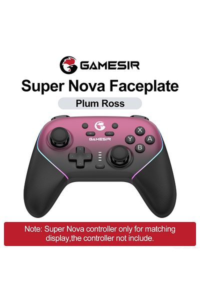 Choice Plum Rose GameSir Super Nova Magnetic Faceplate Personalize Gamepads Multicolor Shell Cover Wireless