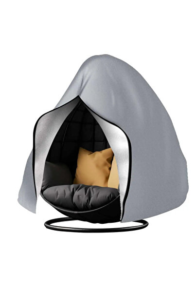 Choice5 230X200CM Grey Waterproof Patio Hanging Egg Chair Cover Outdoor Singl...