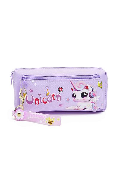 R&B Purple Girls Pencil Pouch