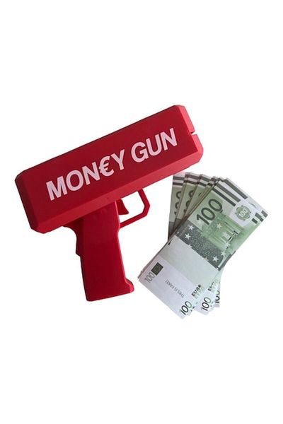 Lumi LUXURY Set pistol de lansat bani pentru petreceri cu 50 bacnote