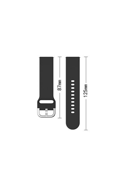 APGO Curea universală din silicon pentru ceas inteligent, TYS, lățime 22 mm, albastru închis