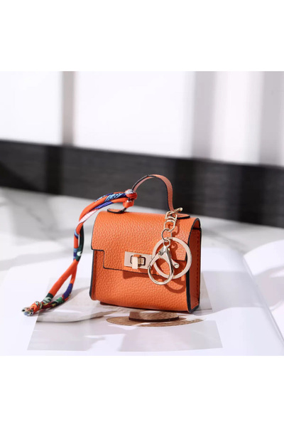 Choice حقيبة صغيرة برتقالية اللون، حقيبة صغيرة لسماعات Airpods 4 Pro2 3 2and1...