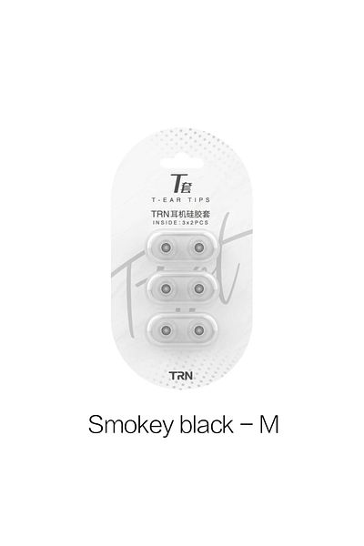Choice Gray M TRN Silicone Ear tips Earphone Eartips T-Tips Ear cup