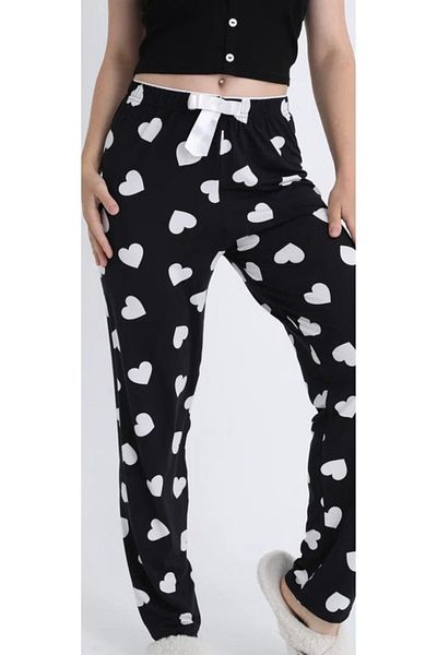 İKLİM LİFE Patterned Milan Fabric Pajama Pants