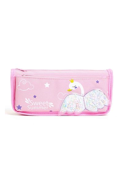 R&B Pink Girls Pencil Pouch
