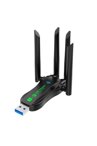 Choice Bluetooth v5.0 USB3.0 Adapter WiFi USB Bluetooth 2-in-1 Adapter 2.4GHZ+5GHZ Dual Band with 4 antenna