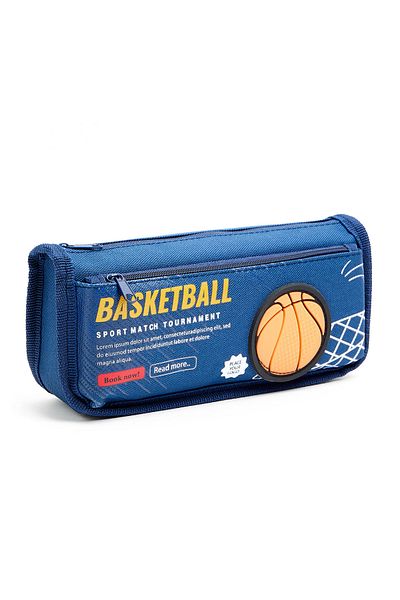 R&B Navy Blue Boys Pencil Pouch