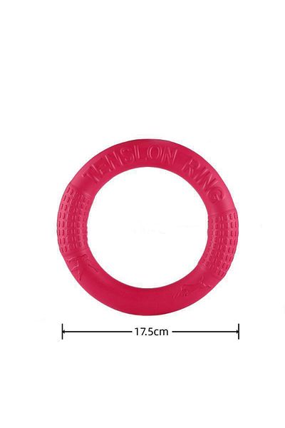 Choice Red Dog Ring Toys Indestructible Chewing Flying Floating Training Tools Fetch for Small Medium Large