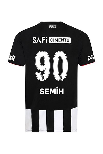 Quaxram Bêkirtaş - SêMİH 90 Noul sezon (25-26) Tricou de fotbal pentru adulți și copii - cu stick
