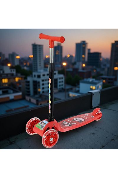 rexa 3-Wheel Foldable Scooter for Kids – Adjustable Handlebar, Lightweight & Portable Design