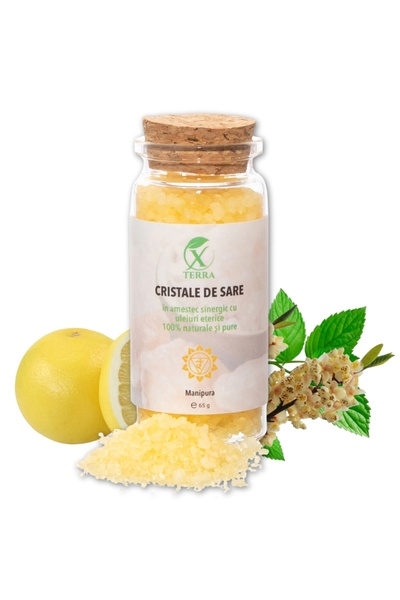 XTERRA | CRISTALE DE SARE DE MARE ÎNNOBILATE CU ULEIURI ETERICE 100% NATURALE...