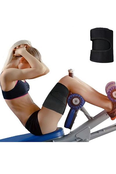 zerotex 2Pcs Unisex Adjustable Leg Band Thermal Sauna Leg Band