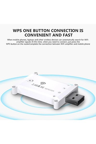 Choice EU Plug WiFi FIY 2.4g/5g Usb Wifi Repeater Dual Band 1200M Wireless Signal Amplifier Wifi Extender B