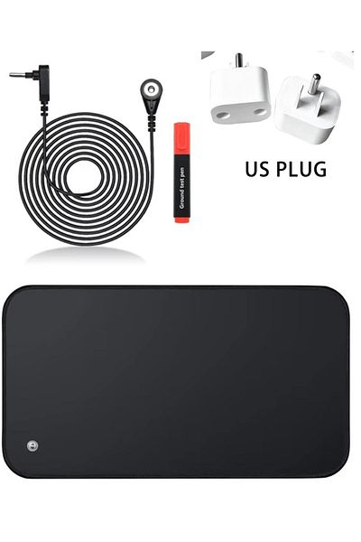 Choice 30X60CM US plug 30X60CM Earthing Mat Grounding Pad for Improves Sleep,Enhanced Circulation,Reduces I