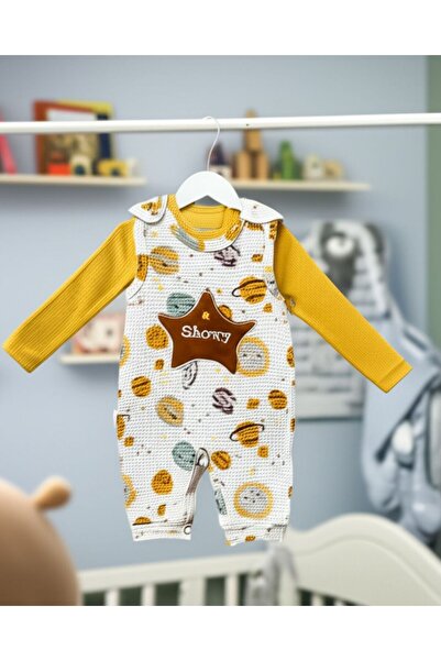 Baby-Kid Store Bebek Pamuklu 3'Lü Tulum Seti (Unisex Premium-Kalite)