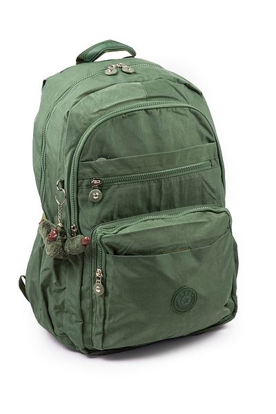 İMAKS 571 Crinkle / Clinkir Waterproof Lightweight Multi-Eye Sports, Travel, School, Laptop Backpack Green 1B