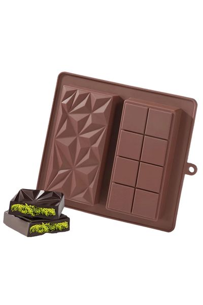 Choice Chocolate Deep Chocolate Bar Mold Silicone Dubai Pistachio Chocolate Bar Thick Molds for Stuffed Bar