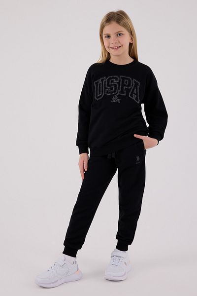 U.S. Polo Assn. Комплект от 2 части за момичета с лиценз