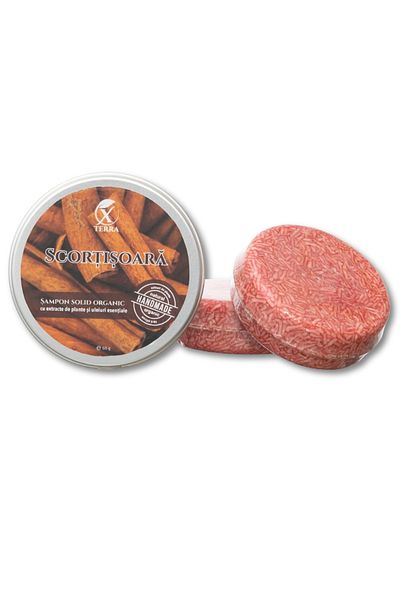 XTERRA | CINNAMON | SOLID SHAMPOO WITH SHEA BUTTER AND 100% PURE ESSENTIAL OILS | 60 GR