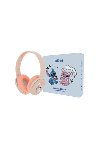 Disney Angel P2961 Stitch Bluetooth Headphones Hifi Stereo Over-ear Headset Gamer Sports Wireless Ea