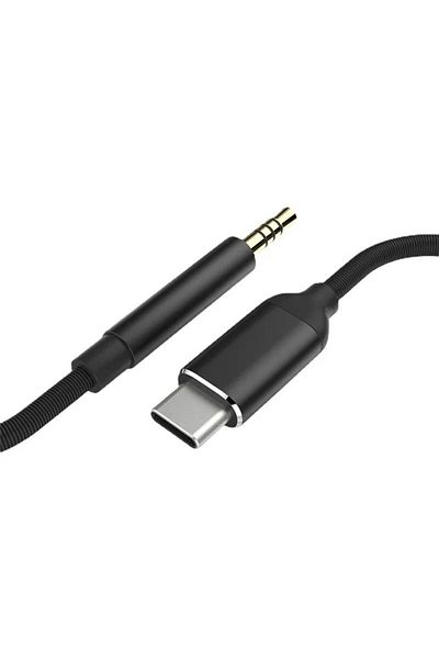 Choice 1m Black Usb Type C To 3.5mm Aux Audio Cable Headset Speaker Headphone Jack Adapter Car Aux for Sams