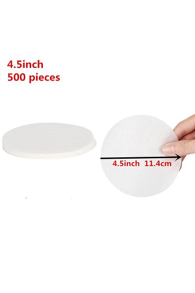 Choice 4.5 inch 500pcs Premium Non-Stick Hamburger Patty Paper Sheets For Easy Food Release Suitable For Bu