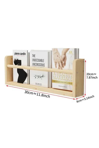 Choice 30cm Floating Shelves for Wall Nursery Book Kids Bookshelf for Living Room Bedroom Decor Kitchen Spi