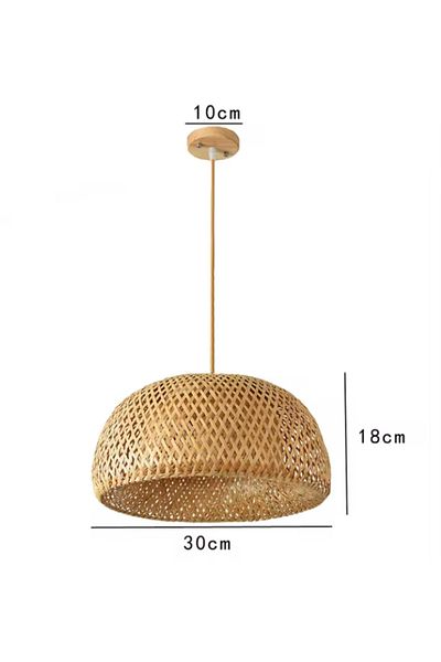Choice style 01 Hand Knitted Chinese Style Bamboo Pendant Lamp Weaving Hanging Lamp Restaurant Chandeliers