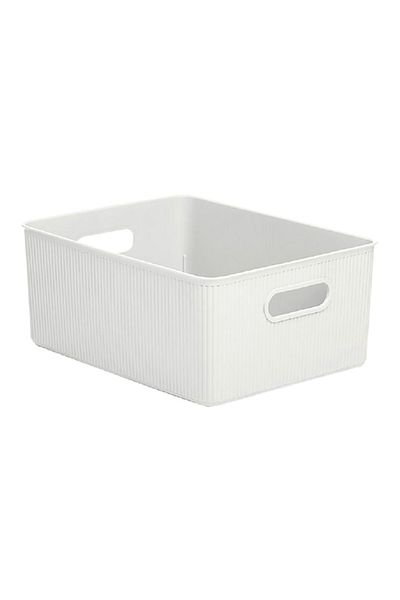 Tatay Impact Resistance Vertical Wavy Design Rectangular Multipurpose Storage Basket 15 Liter