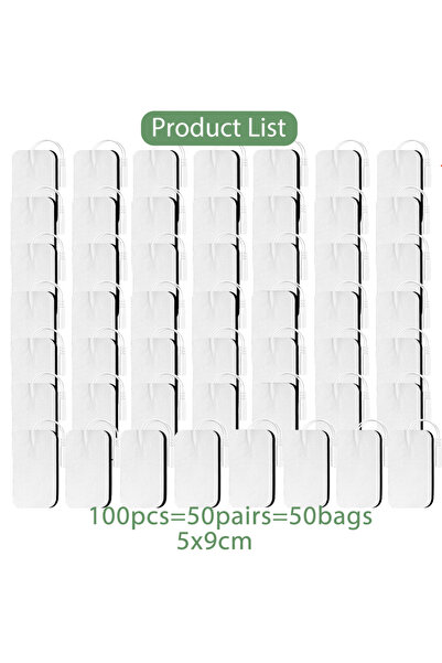 Choice7 Z1-182-100 قطعة 5x9 سم 10/20/50/100 قطعة وسادات أقطاب كهربائية TENS ل...