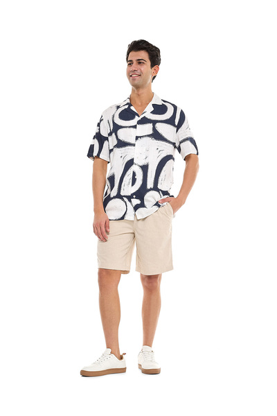 R&B Beige MYF-WOVEN SHORTS -S-XXL