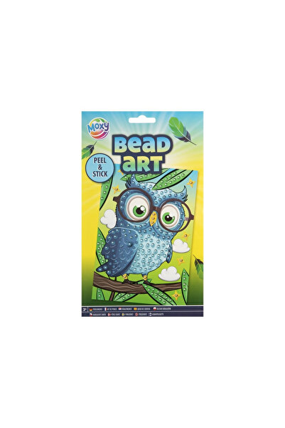 Moxy Set creativ, Mozaic cu mărgele autoadezive, Artă cu mărgele, bufniță, A5