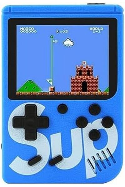 Yuwell YU WELL 400 in 1 SUP GAMEBOX Classic Retro Gaming Console (Single Player, Blue)