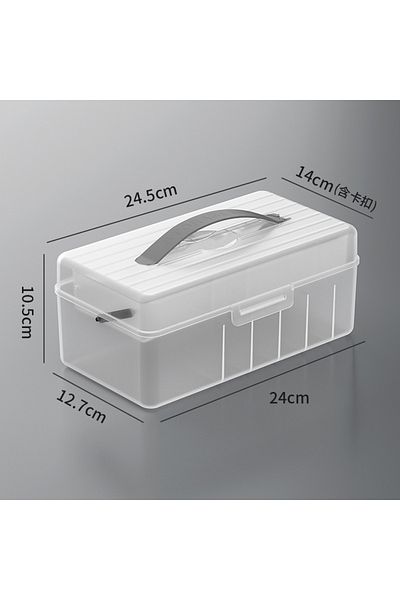 Choice Large 1pcs Data Cable Organizer Box With Lid Portable Charge Cable Management USB Cord Sorter Desk E