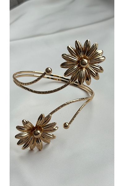 Limerence Large Flower Armcuff, Flower Arm Bracelet