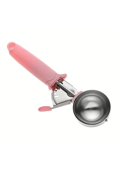 wei inox Cupa inghetata, plastic/metal, roz