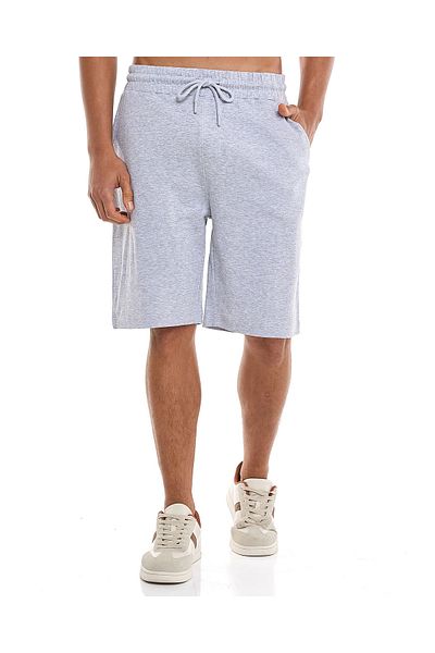 R&B Grey Melange MNW- LOUNGE SHORTS-S-XXL