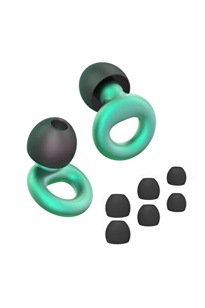 Choice سدادات أذن معدنية خضراء هادئة من HUAK لتقليل الضوضاء أثناء النوم وسداد...