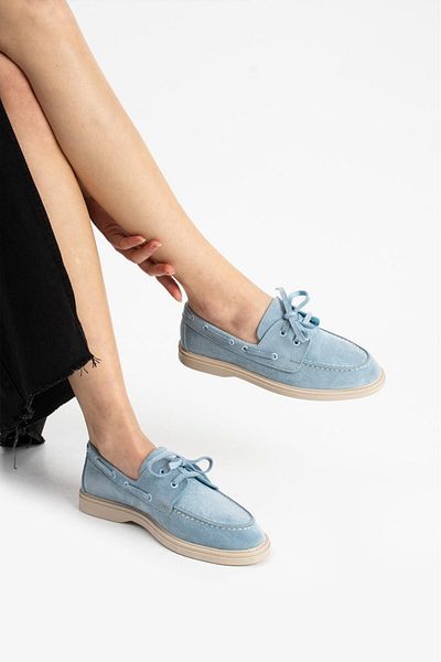 ŞAHİKA M.S Daily Wear Women's Loafer Suet Shoes