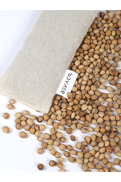 BEVACO Kiraz Çekirdeği Mini Isıtıcı Yastık | 10×20 cm | Doğal Ham Bez | & Kol...