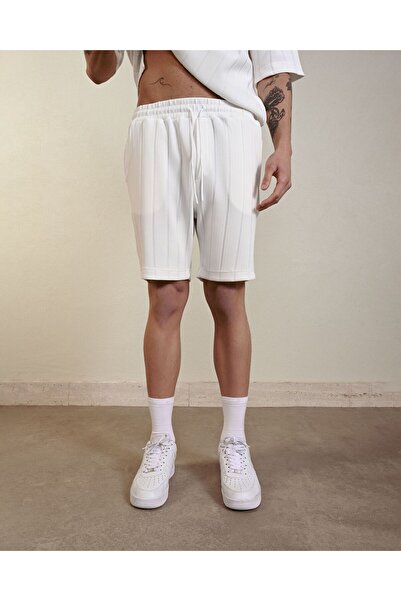 TÜZeMEN Textured Fence Sports Shorts