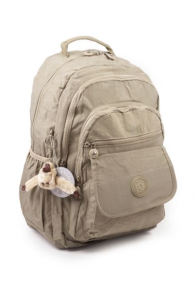 İMAKS 571 Crinkle / Clinkir Waterproof Lightweight Multi-Eye Sports, Travel, School, Laptop Backpack Beige 2A