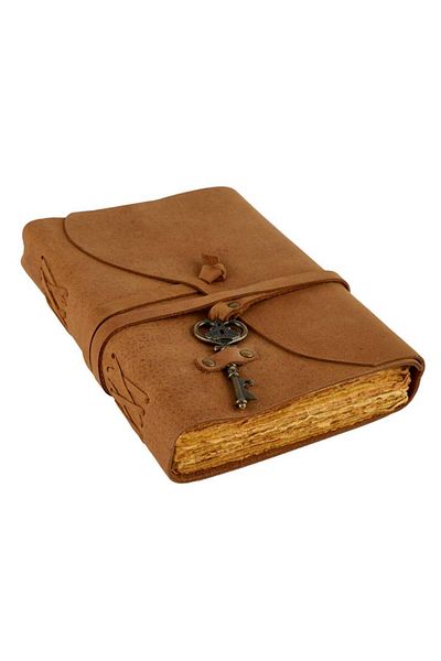 OEM LEATHER JOURNAL | HANDMADE | KEYED GRACIOUS JOURNAL | 20 x 16 cm