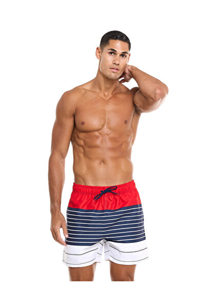 R&B شورت قصير أزرق داكن مقاس S-XXL