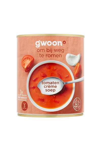 G’woon ready-made tomato cream soup 800ml
