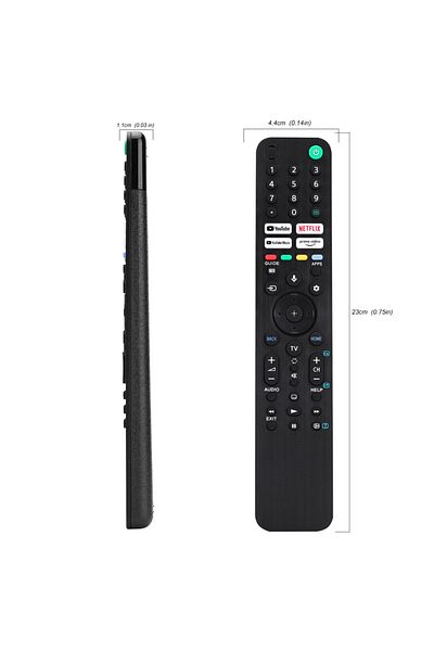 Choice black Voice RMF-TX520P replacement remote control for Sony Bravia LCD TV KD-43X80J KD-50X80J KD-55X8