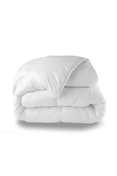 Pucioasa White winter quilt 200x215cm with finet front